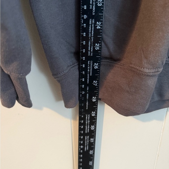 Kansas Jayhawks Gray Crewneck Sweatshirt, Size L - Picture 6 of 6